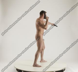 020 01 MICHAEL NAKED MAN DIFFERENT POSES WITH GUNS 2…